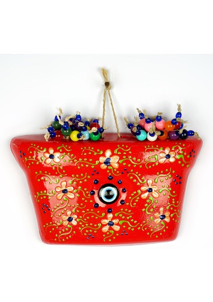 Renkli Çini Desenli Yarım Duvar Saksısı, Şık ve Renkli Dekoratif Ürün fiyatları