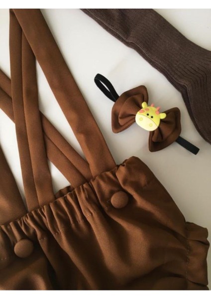 Kahverengi Safari Temalı Pastapatlatmaca ve Kostüm Seti, Eğlence ve Renkli Anlar Için modelleri