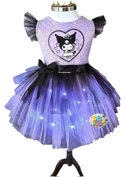 Mor Işıklı Şık Elbise, Özel Günler ve Davetler Için Mükemmel Seçim