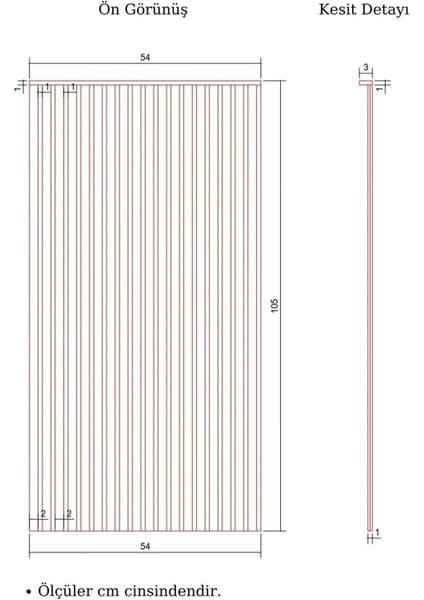 Boyanabilir Ahşap Duvar Paneli 54X102 Cm, Şık ve Doğal Görünüm indirimleri