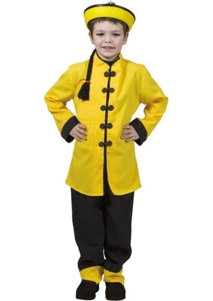 Sarı Çin Temalı Kostüm, Eğlenceli ve Renkli Giyim Seçeneği