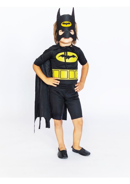 Yazlık Çocuk Yarasa Adam Pelerinli ve Maskeli Kostüm, Ev ve Bahçe Için Ideal Seçenek fiyatları