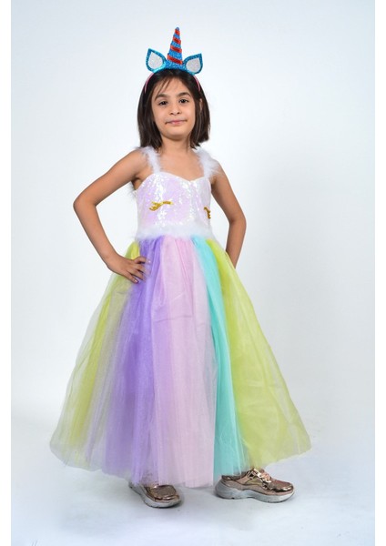 Sevimli Kahverengi Unicorn Kostüm, Eğlence ve Şıklık Için Ideal Seçim