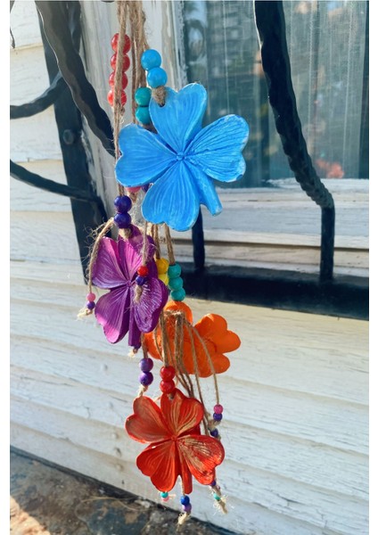 Renkli 4'lü Yonca Duvar Süsü, Şans ve Neşe Getirir, Dekoratif ve Enerjik Tasarım modelleri