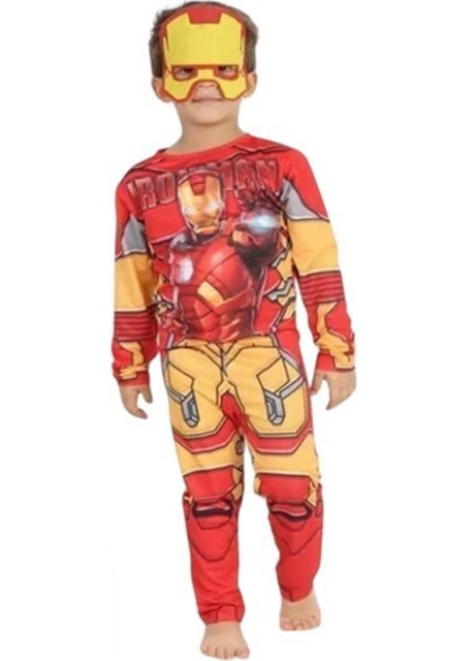 Renkli Çocuk Ironman Kostümü, Eğlenceli ve Şık Tasarım