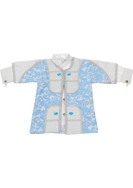 Mavi Erkek Çocuk Şehzade 6 Parça Mevlütlük Takımı