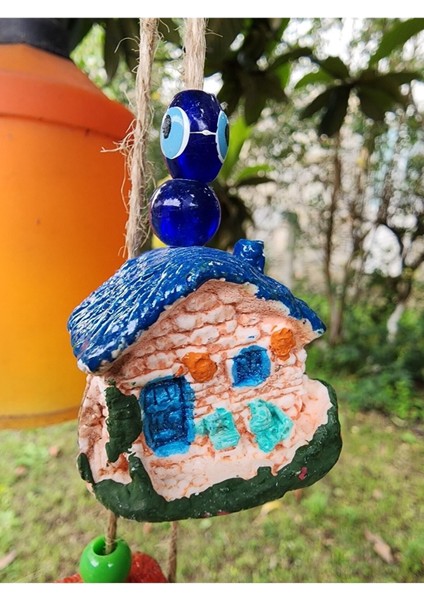 Renkli 3'lü Ev ve Bahçe Duvar Dekoru, Sarkaç Hediyelik Seti fırsatları