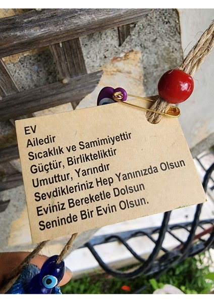 Renkli 3'lü Ev ve Bahçe Duvar Dekoru, Sarkaç Hediyelik Seti indirimleri