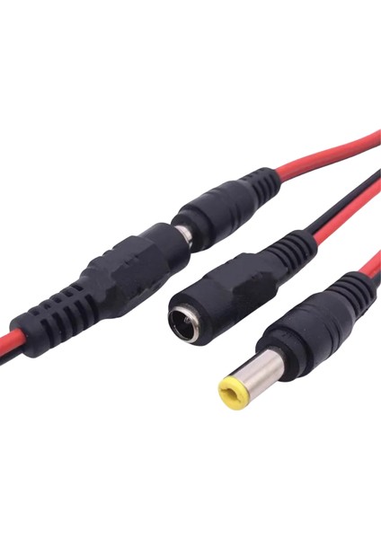 2.1 Dişi-Erkek LED Birleştirme Kablosu 15CM Adaptör Jack Fişi ve Kamera Kablosu (5 Takım) fiyatları