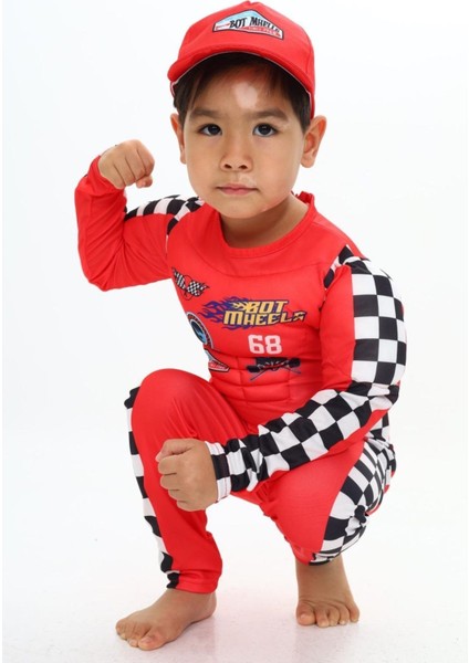 Kırmızı Yarışçı Kostümü, Şık ve Eğlenceli Seçeneğiniz! fiyatları