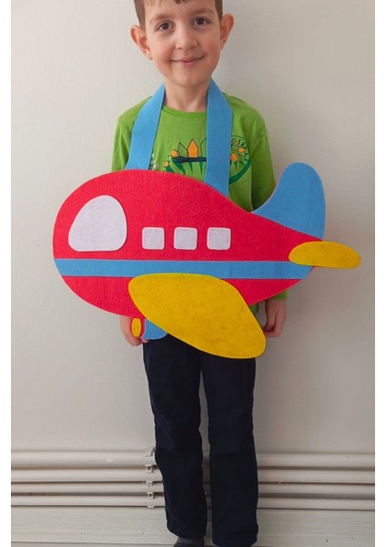 Çocuklar Için Renkli Uçak Kostümü, Kreş ve Anaokulu Etkinlikleri Için