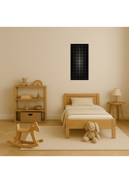 Estetik Geometrik Çiçek Desenli Mdf Tablo - TOA8802-6920 modelleri