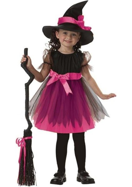 Pembe Tatlı Cadı Kostümü, Eğlenceli ve Şık Tasarım, Msl-43