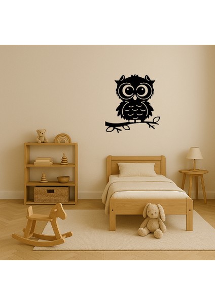 Doğal Yaşam Temalı Baykuş Dekoratif Mdf Tablo - TOA7724-8182 modelleri