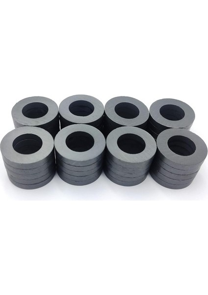 35X18X6 mm Ferrit Kömür Halka Seramik Mıknatıs Magnet