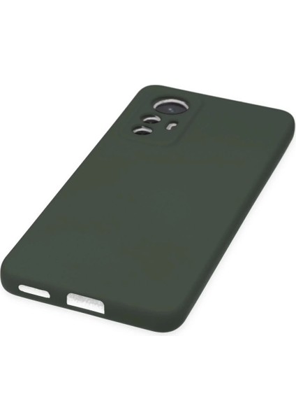 Xiaomi Mi 12 Lite Kılıf Nano Içi Kadife Silikon - Koyu Yeşil indirimleri