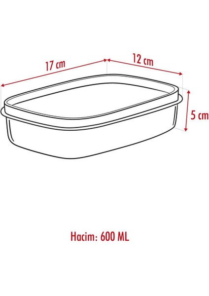 Turuncu 6'lı Saklama Kabı ve Kahvaltılık Seti, 600 ml Kapasiteyle Pratik Kullanım modelleri