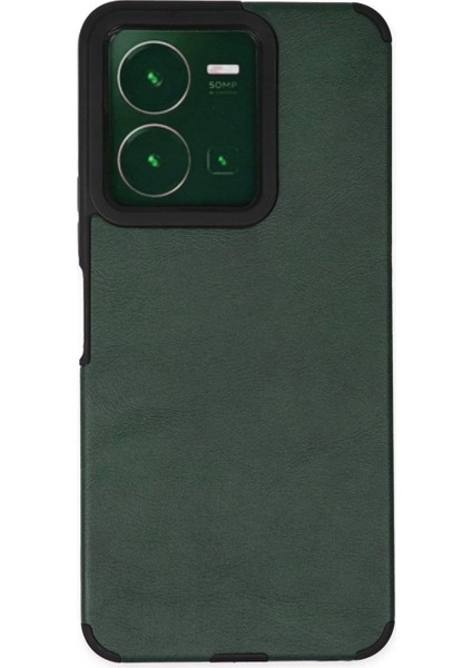 Vivo Y35 Kılıf Loop Deri Silikon - Yeşil