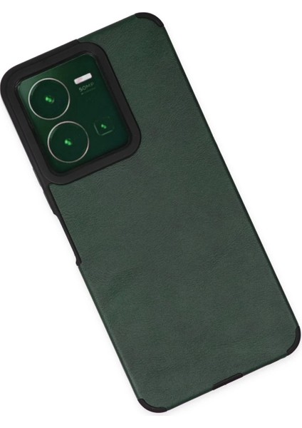 Vivo Y35 Kılıf Loop Deri Silikon - Yeşil modelleri