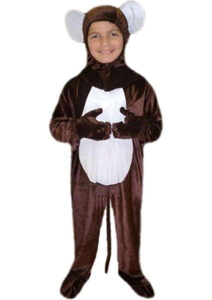 Sevimli Unisex Çocuk Maymun Kostümü, Rahat ve Eğlenceli Giyim Seçeneği