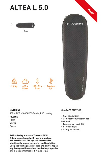 Altea L Şişme Mat - Haki fiyatları