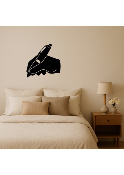 Kalem Tutan El Dekoratif Mdf Tablo - TOA5861-8399