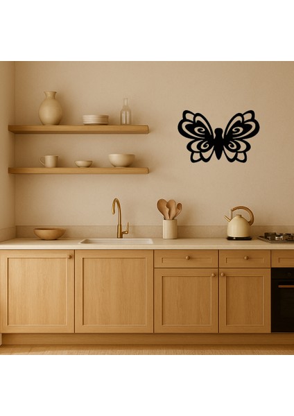 Doğal Kelebek Motifli Mdf Dekor Tablo - TOA3948-8996 fiyatları