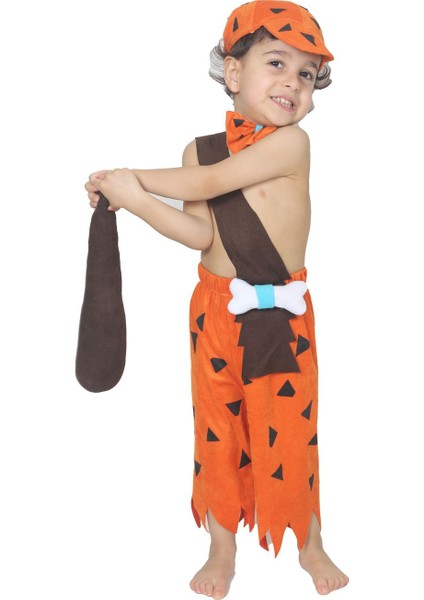 Turuncu Bebek Bambam Çakmaktaş Köstümü, Yumuşak ve Rahat Kıyafet Seçeneği fiyatları