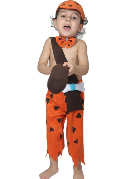 Turuncu Bebek Bambam Çakmaktaş Köstümü, Yumuşak ve Rahat Kıyafet Seçeneği