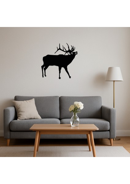 Minimalist Geyik Silueti Tablo - TOA8911-2824 fırsatları