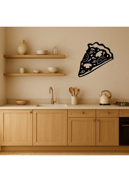 Tek Dilim Pizza Dekoratif Mdf Tablo - TOA1496-4926 fiyatları