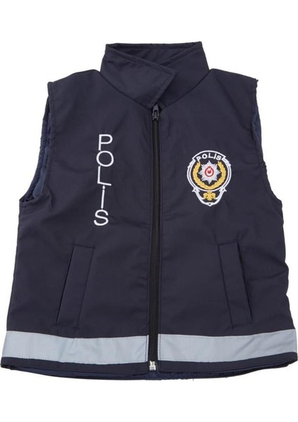 Lacivert Polis Kostümü ve Yeleği Seti, Şık ve Rahat Tasarım