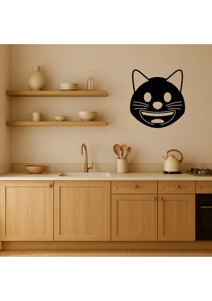 Mdf Gülümseyen Kedi Emoji Tablosu - TOA2869-6777 fiyatları