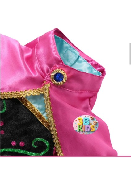 Mavi Elsa Anna Peruklu Kostüm Elbise (Videolu) fiyatları