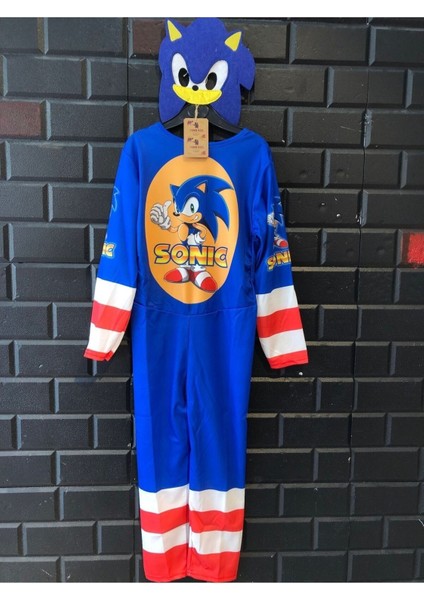 Mavi Sonic Kostümü, Çocuk ve Yetişkinler Için Eğlenceli ve Rahat Tasarım