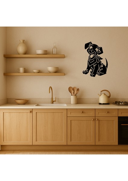 Yeşil Fularlı Dalmaçyalı Dekoratif Mdf Tablo - TOA6851-7484 fiyatları