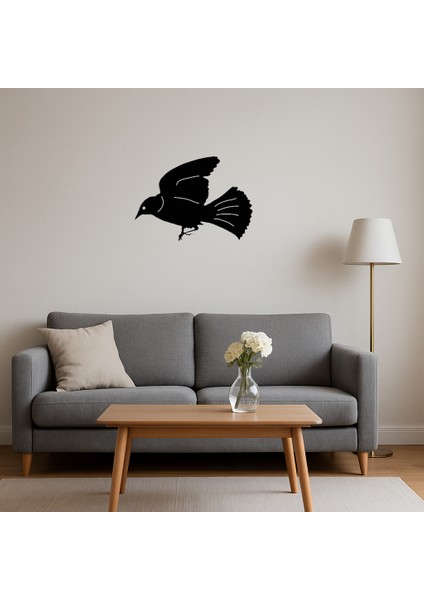 Kanat Çırpan Kuş Mdf Sanat Tablosu - TOA2287-4136 fırsatları