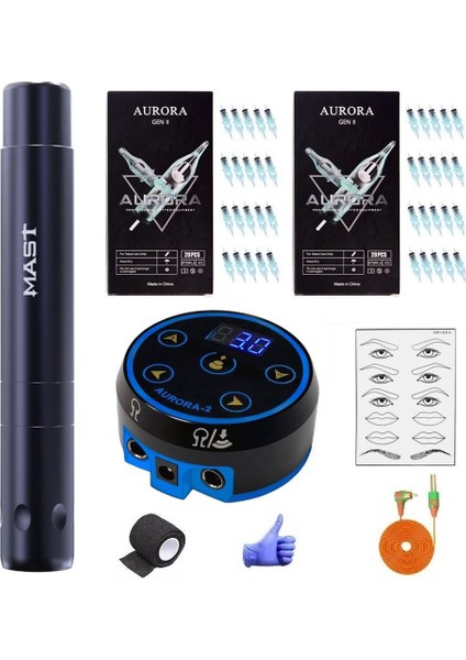 Tour Air Siyah Kalıcı Makyaj Seti