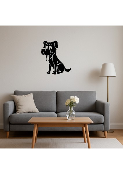 Dili Dışarıda Köpek Dekoratif Mdf Tablo - TOA6684-4773 fırsatları