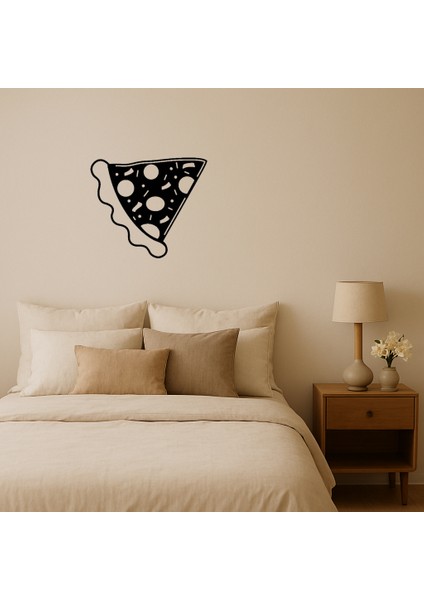 Peynirli Pizza Dilimi Dekoratif Tablo - TOA1784-9297