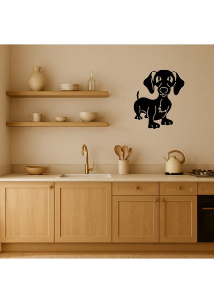 Siyah Köpek Mdf Duvar Dekoru - TOA2067-4360 fiyatları