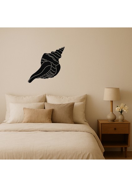 Zarif Deniz Kabukları Mdf Dekoratif Tablo - TOA9448-8894