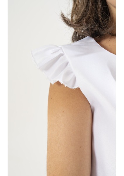 Deniz Kızı Temalı Kız Çocuk Elbisesi ve Parti Kostümü, Beyaz, Hediyeli fiyatları