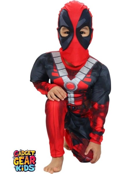 Kırmızı Çocuk Süper Kahraman Kostümü, Halloween ve Parti Için Renkli Giyim fiyatları