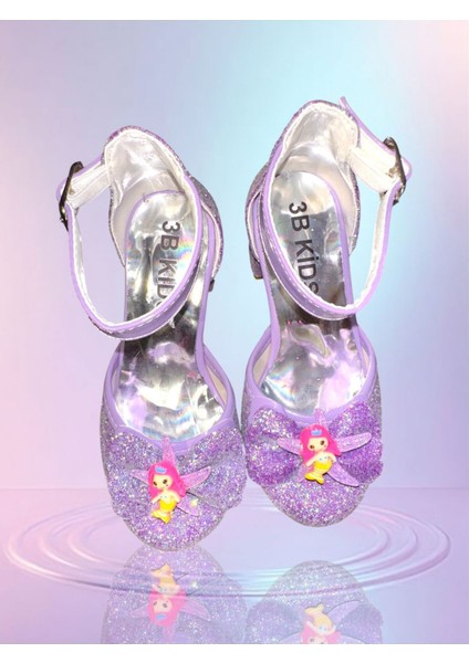 Renkli Deniz Kızı Kostüm Seti, Elbise, Saç Aksesuarı ve Ayakkabı ile Şıklık Sağlar