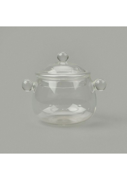 Şeffaf Cam Şekerlik 300 Ml, Şık ve Kullanışlı Ev Gereçleri