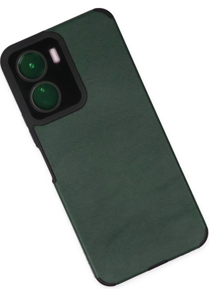 Vivo Y16 Kılıf Loop Deri Silikon - Yeşil modelleri