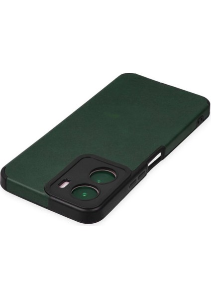 Vivo Y16 Kılıf Loop Deri Silikon - Yeşil fırsatları