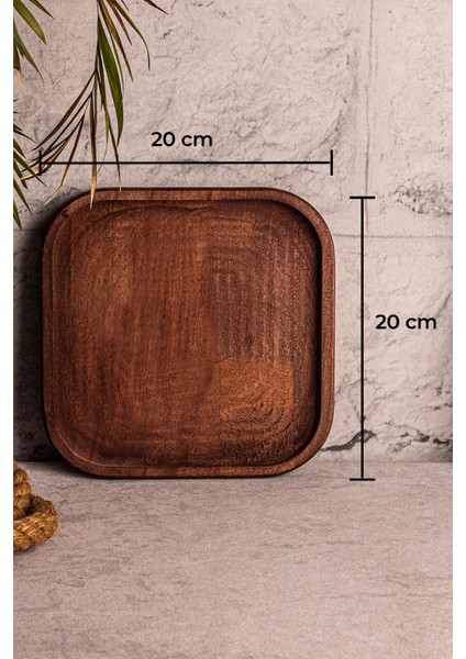 8'li Kare Ahşap Kapaklı Çok Amaçlı Cam Kavanoz Seti, 235 ml indirimleri