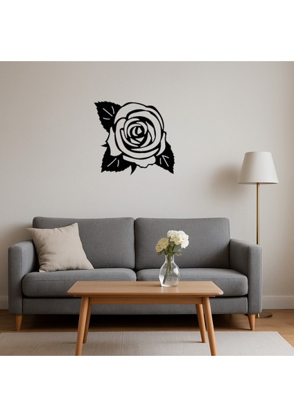 Minimalist Çiçek Tasarımlı Dekoratif Tablo - TOA5789-4733 fırsatları